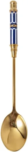Miniatura 17 de Cucharas de café de acero inoxidable chapadas en oro, cucharaditas de acero inoxidable, cuchara de cerámica, cuchara de té y café para postre