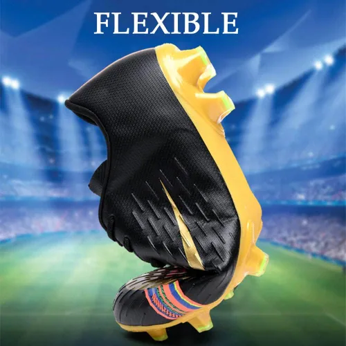 Miniatura 4 de HESBITEUL Zapatos de fútbol para hombre, atléticos, para interiores y exteriores, cómodos, para niños, fútbol americano, zapatos deportivos de alto
