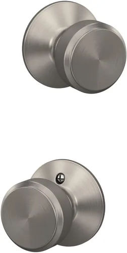 Miniatura 44 de SCHLAGE F51A BWE 622 - Pomo de puerta Bowery, cerradura de entrada con llave, color negro mate Mate negro