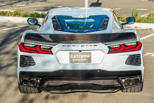 Miniatura 10 de Repuesto para modelos Chevrolet Corvette C8 2020 actuales Alerón de ala de tapa trasera de maletero estilo Ducktail EOS Performance