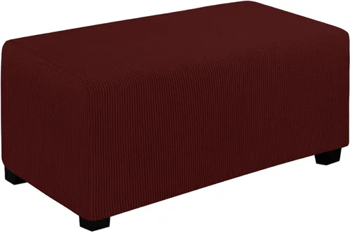 Miniatura 56 de Easy-Going Funda Elástica para Otomana Taburete de Almacenamiento Plegable Protector de Muebles Funda Rectangular Suave con Parte Inferior Elástica