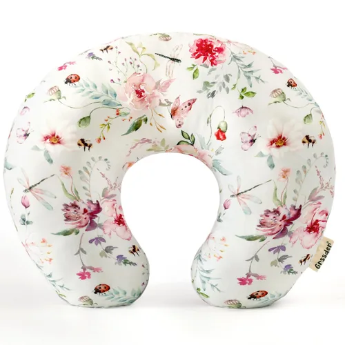 Miniatura 26 de GRSSDER Funda de Almohada de Lactancia Elástica Minky Removible Fundas de Lactancia para Almohadas de Lactancia Materna, Forro Ultra Suave y Cómodo