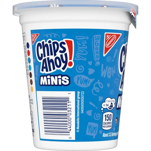 Miniatura 13 de CHIPS AHOY! Mini galletas originales con chispas de chocolate, 12 Go-Paks