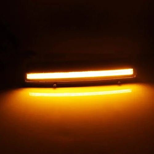 Miniatura 5 de Parachoques delantero LED Switchback luces de circulación diurna ámbar/blanco con kit de lámpara de señal de giro para Nissan 350z LCI 2006-2009