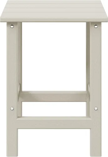 Miniatura 3 de WestinTrends Malibu - Mesa auxiliar cuadrada para exterior para silla Adirondack, color arena