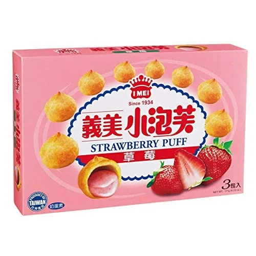 Miniatura 2 de I-MEI PUFF sabor Taiwán Snack (3 en 1 6.03 oz) (fresa)