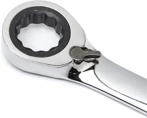 Miniatura 2 de FLZOSPER Llave de engranajes reversible SAE de 1/2 pulgada, llave combinada de trinquete reversible de 72 dientes