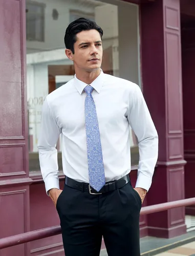 Miniatura 265 de Corbatas florales tejidas clásicas para hombre, corbata cuadrada de bolsillo, corbatas formales para hombres, boda con pañuelo