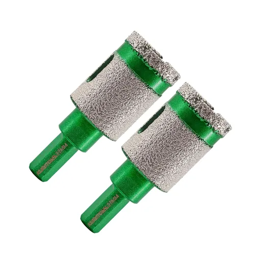 Miniatura 8 de Broca de núcleo de diamante – Broca de fresado de dedo de diamante de diámetro 1-3/8 pulgadas X5/8-11 rosca para agrandar dar forma bisel redondo