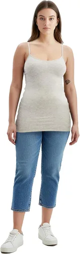 Miniatura 279 de Emmalise Camisola larga casual básica para mujer, con tirantes ajustables, top en capas