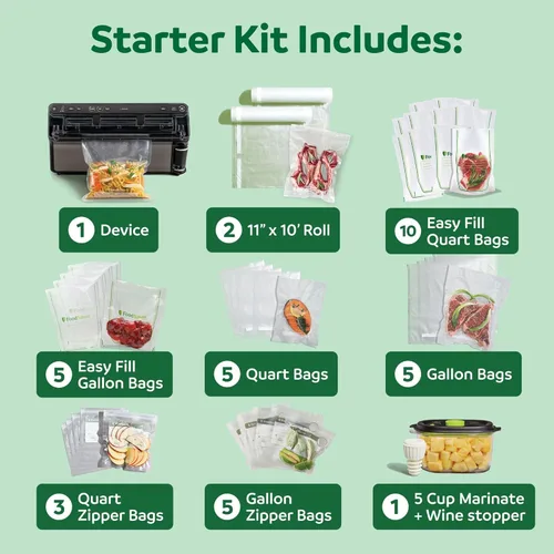 Miniatura 3 de FoodSaver Elite All-in-One Liquid+™ Sellador al Vacío Todo en Uno con Bolsas