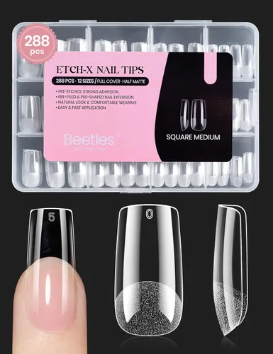 Miniatura 29 de beetles Gel Polish Kit de pegamento para uñas acrílicas, cepillo 5 en 1 súper fuerte, pegamento de gel y esmalte, requiere lámpara LED, regalo