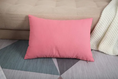 TangDepot - Funda de almohada hecha a mano 100% lona de algodón, Algodón, Rosado