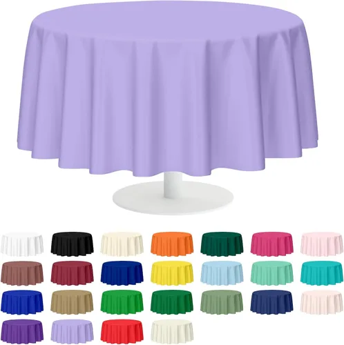 Miniatura 36 de Mulbozy 2 piezas de mantel de plástico negro para mesa rectangular, 54 × 108 pulgadas, fundas desechables de mesa para fiestas negras