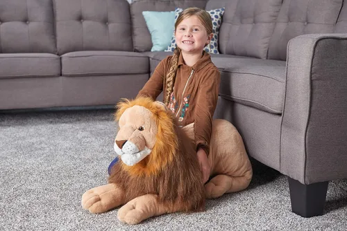 Miniatura 3 de Wild Republic Jumbo - Animal gigante de peluche, León, 30 pulgadas
