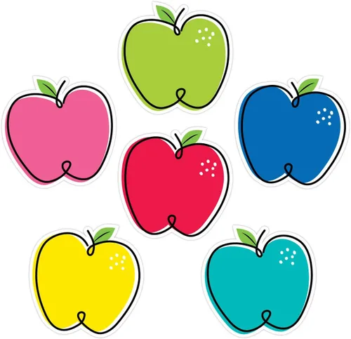 Miniatura 20 de Creative Teaching Press Banderines 6" Designer Cut-Outs (0857)