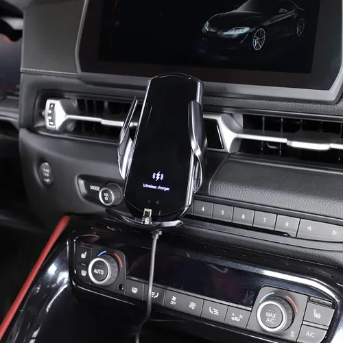 Miniatura 4 de Daeiclru Soporte de teléfono para automóvil compatible con Toyota Supra GR A90 A91 MK5 2019-2022, soporte de montaje para salpicadero, consola