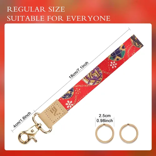 Miniatura 2 de Ecovision - Llavero con correa para llaves, llaveros de pulsera con 2 argollas para llaves para mujer