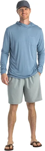 Miniatura 21 de Free Fly Sudadera ligera con capucha para hombre, con protección solar UPF 20+ para hombre, transpirable, manga larga, para pesca