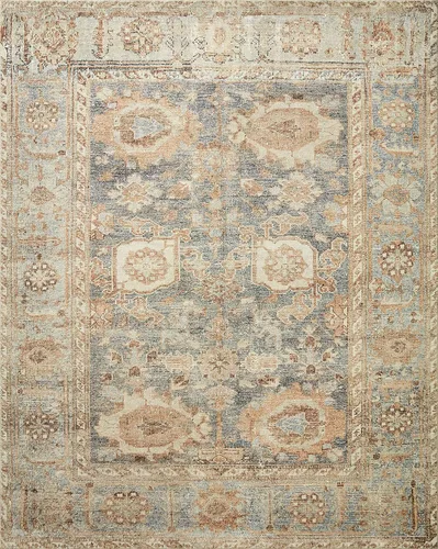 Miniatura 3 de Loloi Colección Margot MAT-03 - Alfombra de pasillo de 2 pies 6 pulgadas x 11 pies 6 pulgadas, océano/especias, con CloudPile, alfombra de área