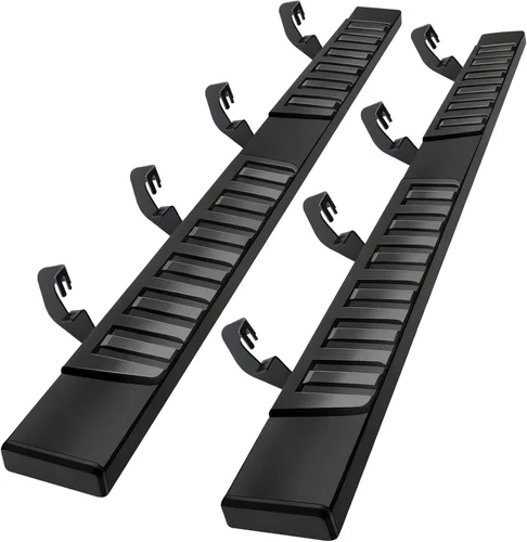 Miniatura 8 de COMNOVA - Estribos de 6 pulgadas compatibles con Chevrolet Colorado/GMC Canyon Crew Cab 2015-2026, estribos y escalones para Colorado (negro)