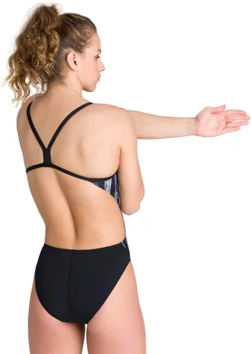 Miniatura 3 de Arena Women's Standard Team Painted Stripes Challenge Back MaxLife One Piece Swimsuit