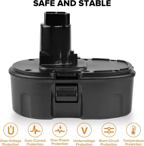 Miniatura 3 de DONGPUCUN Paquete de 2 baterías y cargador de 18 V 5.0 Ah para batería Dewalt 18V XRP DC9096 DC9099 DW9098 con cargador de batería DC9310 de 18