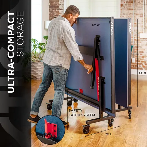Miniatura 5 de STIGA Advantage Series Indoor Ping Pong Table, Foldable Table Tennis Table - 12, 15, 18, and 25mm Tabletops - Quickplay 10 Minute Assembly