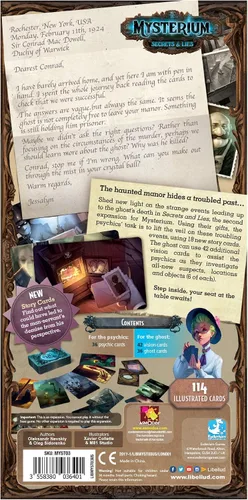 Miniatura 2 de Mysterium:Secretos y mentiras, la expansión.