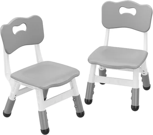 Miniatura 8 de GAOMON Silla para Niños, Silla Infantil Ajustable en 3 Niveles de Altura, Sillas de Plástico para Niños y Niñas de 2 a 6 Años, Adecuada para Uso