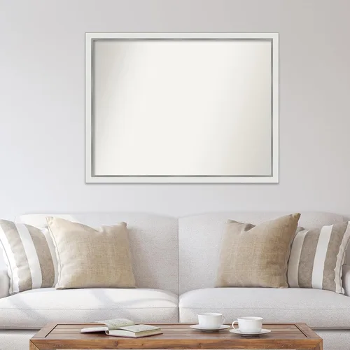 Miniatura 137 de Amanti Art Espejo personalizado, espejo estrecho de baño de oro blanco, espejo de pared o espejo de tocador de baño sobre el fregadero