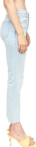 Miniatura 2 de Pistola Denim Lennon - Jeans recortados de tiro alto para mujer