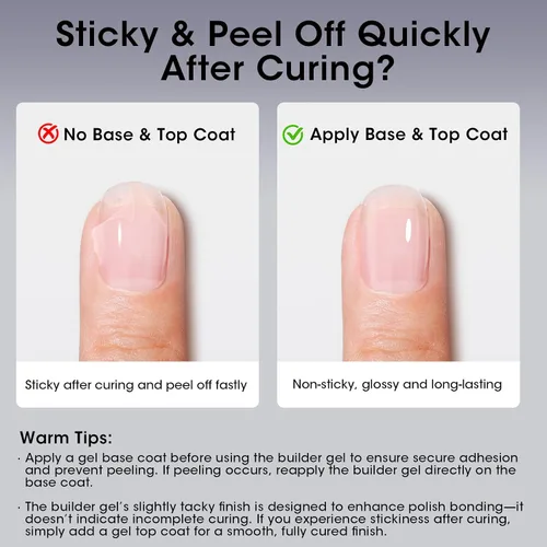 Miniatura 5 de GELLEN Gel constructor de uñas de grado de salón, 5 en 1, sin hema, gel constructor transparente para fortalecedor de ápice de uñas, 0.7 onzas Gel
