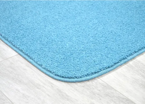 Miniatura 4 de Garland Rug Gramercy - Alfombra de baño rectangular lavable de polipropileno de felpa de 20 x 34 pulgadas, color azul lavabo, suave, absorbente