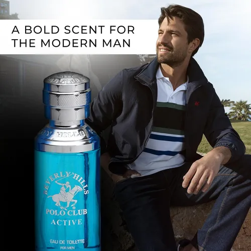 Miniatura 7 de Beverly Hills Polo Club ACTIVE - Colonia para hombre con notas de cítricos - Fragancia fresca y deportiva - Eau De Toilette en aerosol 3.40 fl.oz