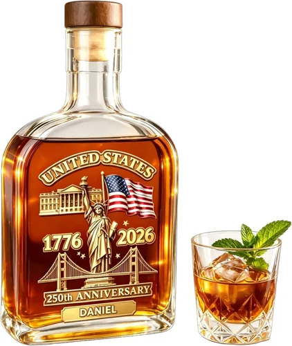 Miniatura 18 de Juego de decantadores de whisky personalizados para hombres, para el hogar, bar, decantadores de licor personalizados, caja de madera, vasos