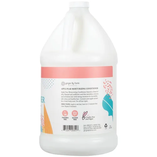 Miniatura 2 de Ginger Lily Farms Botanicals - Acondicionador hidratante para cabello seco, 100% vegano y libre de crueldad, aroma a pera de manzana, repuesto de 1