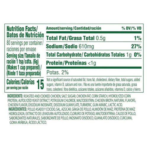 Miniatura 2 de Knorr - Salsa profesional caribeña, lista para usar, curada, estofada, con jugo de papaya, sin agregar GMS.