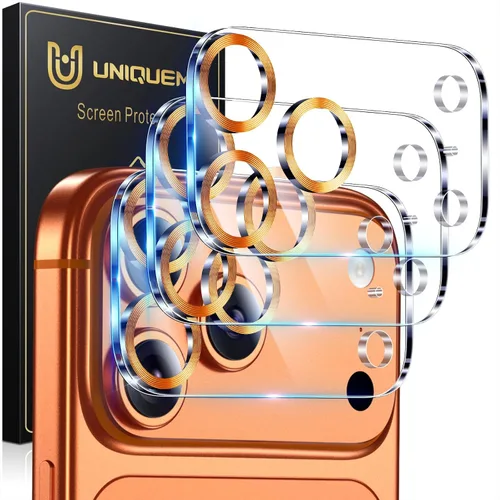 Miniatura 22 de UniqueMe para Paquete de 3 Protectores de Lente de Cámara para iPhone 15 Pro/iPhone 15 Pro Max, [Protección contra Caídas] [Compatible con Fundas]