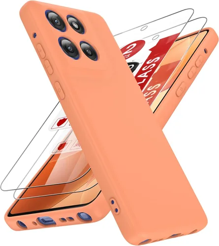 Miniatura 8 de LeYi Funda para Motorola Moto G Play 4G 2024: Funda para Moto G Play 4G 2024 con funda delgada y antiarañazos, silicona líquida a prueba de golpes