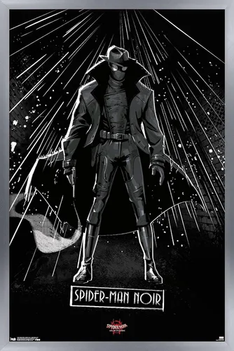 Miniatura 7 de Trends International Marvel Spider-Man - Póster de pared con texto en inglés "Into The Spider-Verse", de Spider-Man Noir, 14.725 x 22.375 pulgadas