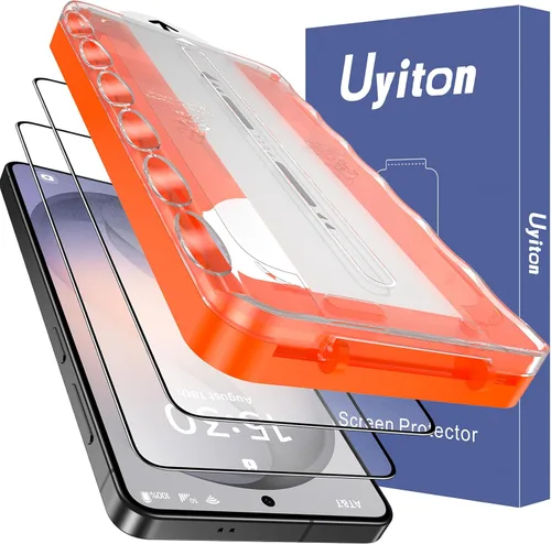 Miniatura 20 de Uyiton UnBreak-Glass - Protector de pantalla de privacidad para Samsung Galaxy S25 Ultra, soporte ultrasónico de huellas dactilares, marco de Negro