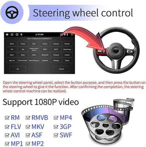 Miniatura 6 de Android 13 Radio Estéreo de Coche de Doble DIN Compatible con Ford F150 2009-2014, Reproductor Multimedia de Pantalla Táctil de 9.7 Pulgadas