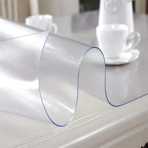 Miniatura 8 de Protector de mesa de comedor impermeable de PVC, almohadillas protectoras de plástico antideslizante, cubierta de mantel de vinilo para cocina