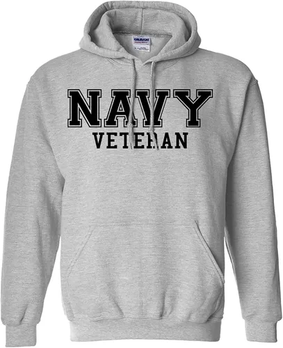 Miniatura 4 de zerogravitee Sudadera con capucha con logotipo NAVY Veteran BLACK