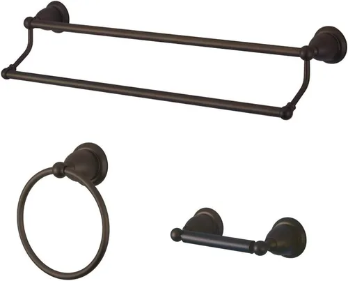 Kingston Brass BAK175348ORB Heritage - Juego de accesorios de baño, 24 pulgadas de largo, bronce aceitado Oil Rubbed Bronze
