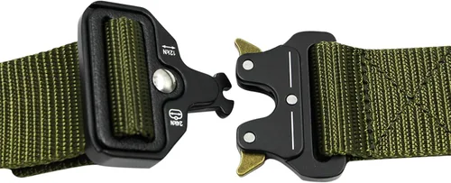 Miniatura 6 de AIBEARTY Cinturón de lona con hebilla ajustable, cintura larga para mujeres, hombres, adolescentes
