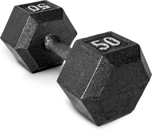 Miniatura 60 de CAP Barbell Mancuerna hexagonal de hierro fundido Múltiples opciones