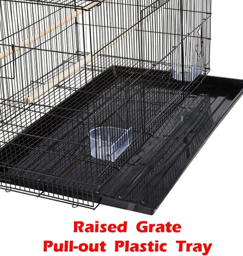 Miniatura 5 de Lote de diez aviarios criador de agapornis, pinzón, periquito, pinzón con puertas laterales de caja de anidación de 20 x 14 x 14 pulgadas de alto