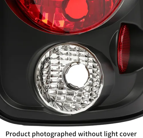 Miniatura 6 de Kojem Luz trasera compatible con Chevy Silverado 1999-2004 y GMC Sierra Stepside Lámparas de freno traseras de plástico con par de bombillas carcasa